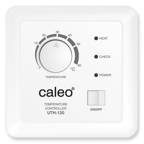 Терморегулятор CALEO UTH-120 встраиваемый аналоговый, 3,5 кВт КА000000995 фото